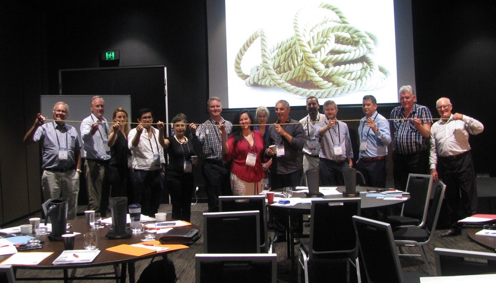 The Rope Trick activity at the Executive Briefing workshop